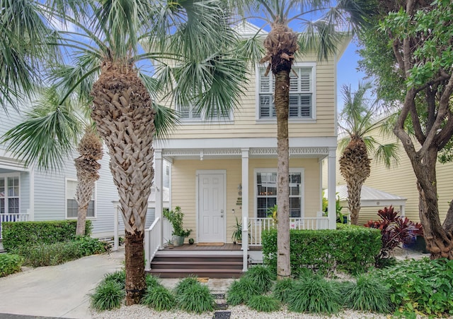 view of front of property