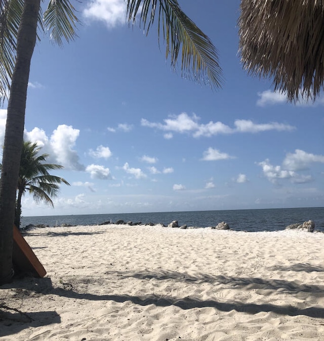 water view with a beach view