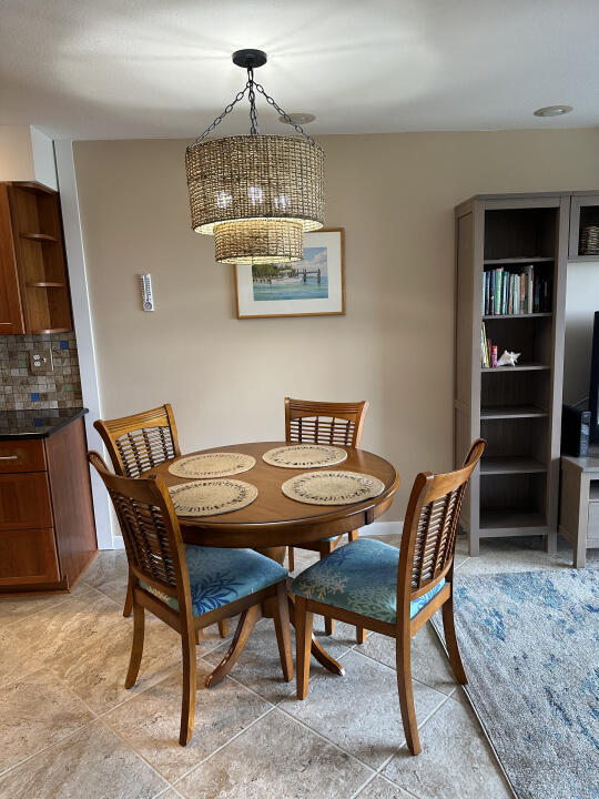 view of dining room