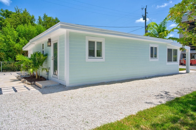 view of side of property