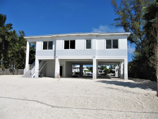 view of front of home