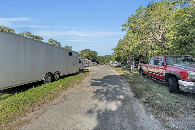 view of road