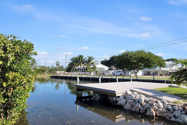 14 Tarpon Ave, Key Largo, FL 33037 - dock with a water view and a residential view