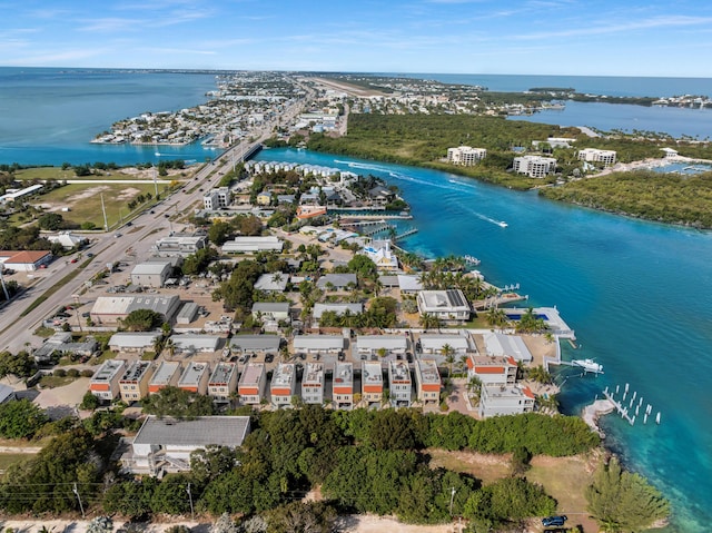 12400 Overseas Hwy Unit 9, Marathon, FL 33050 - aerial view featuring a water view