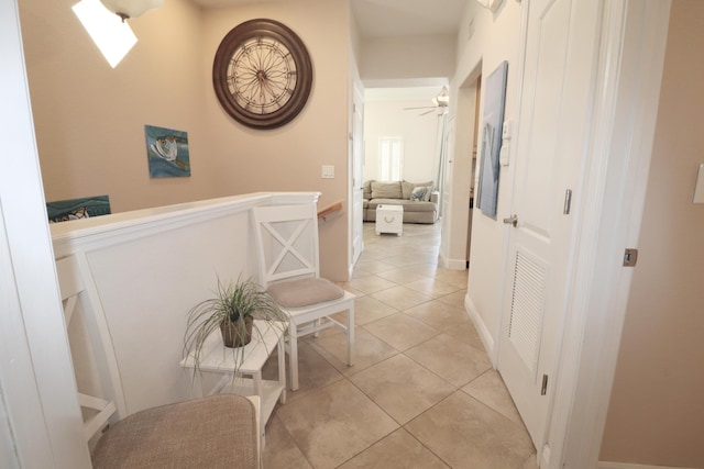 12400 Overseas Hwy Unit 9, Marathon, FL 33050 - hallway with light tile patterned floors