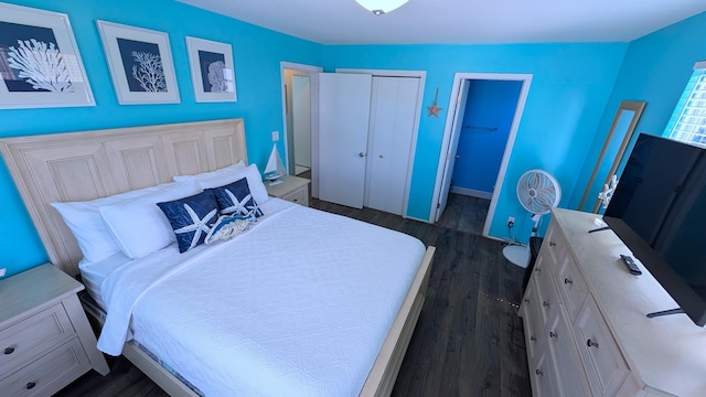 22961 John Avery Ln, Cudjoe, FL 33042 - bedroom with dark wood finished floors