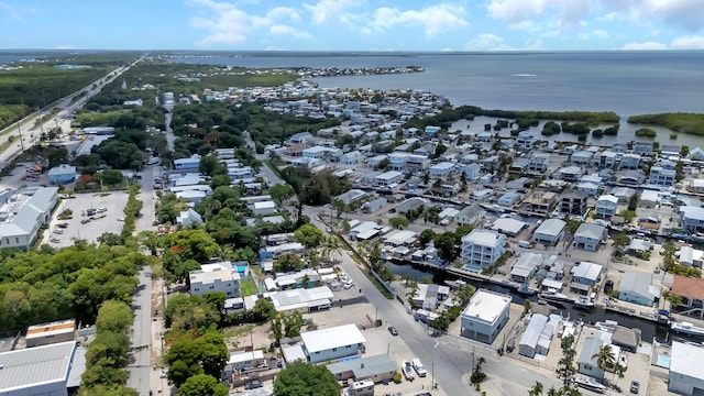 939 Plantation Rd, Key Largo, FL 33037 - aerial view of property and surrounding area featuring a nearby body of water and nearby suburban area