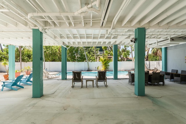 81 Jean La Fitte Dr, Key Largo, FL 33037 - fenced backyard featuring outdoor dining space and a patio