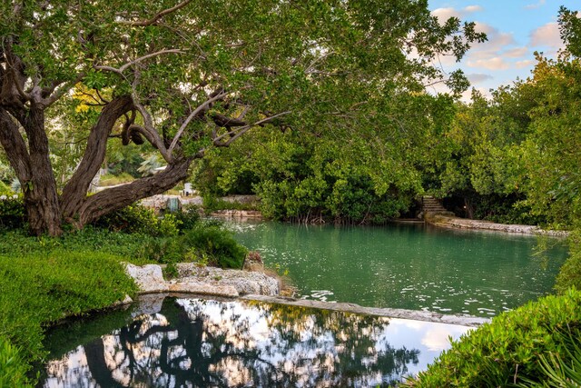 view of water feature