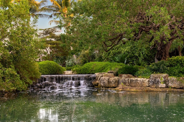 view of water feature