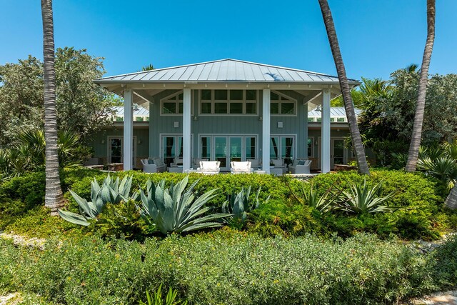 rear view of house with a patio