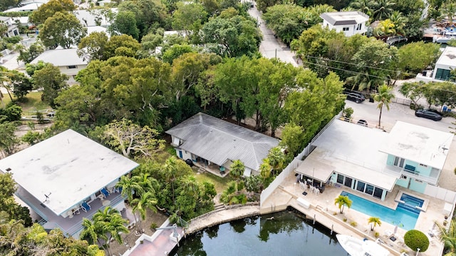 228-230 Apache St, Tavernier, FL 33070 - bird's eye view of a pool area