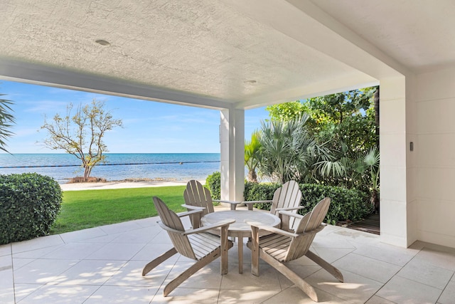 82779 Old Hwy Unit 21, Islamorada, FL 33036 - view of patio with a water view
