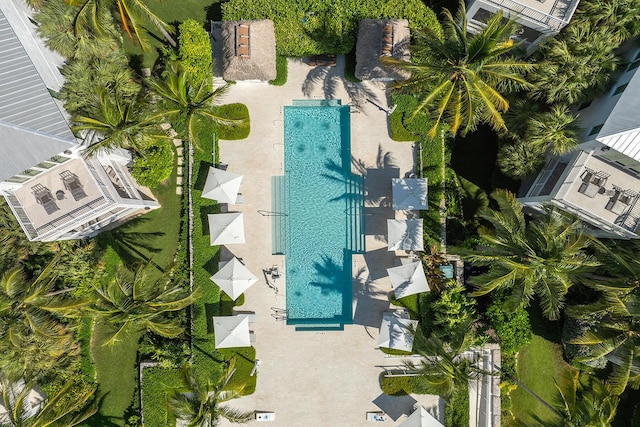 82779 Old Hwy Unit 21, Islamorada, FL 33036 - drone / aerial view of a pool