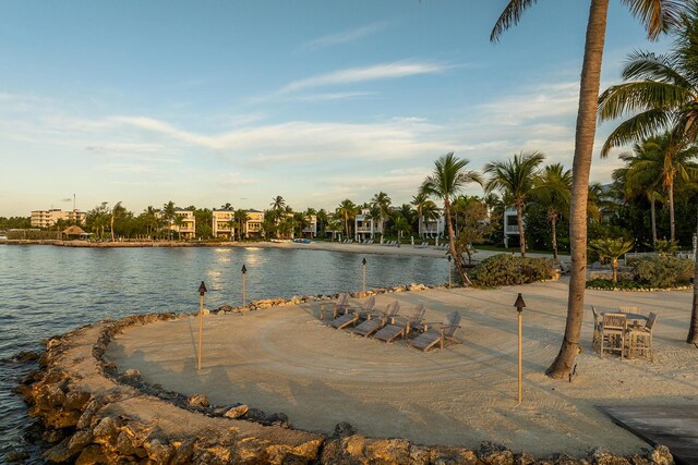 view of water feature