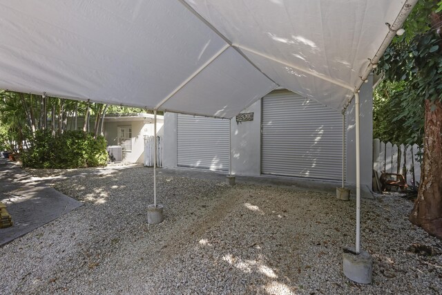 view of property exterior with central AC unit