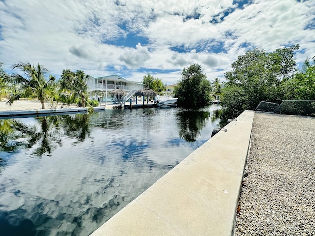 property view of water