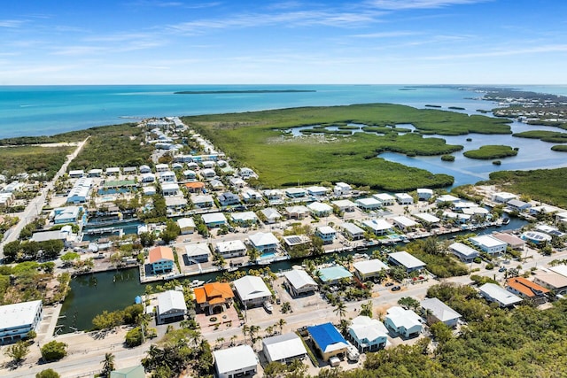 26 Corrine Pl, Key Largo, FL 33037 - aerial view with a residential view and a water view