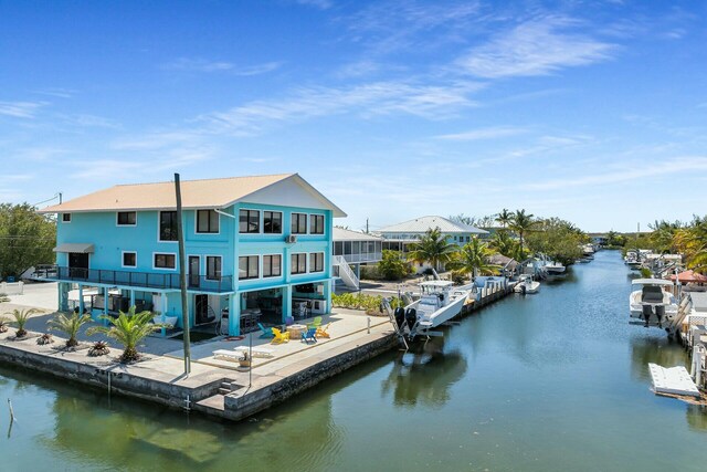 26 Corrine Pl, Key Largo, FL 33037 - exterior space with a water view and a patio area