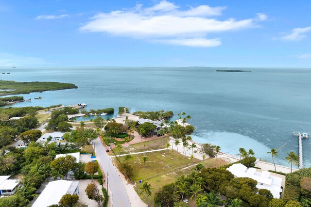71 N Bay Harbor Dr, Key Largo, FL 33037 - aerial view of property and surrounding area featuring a nearby body of water