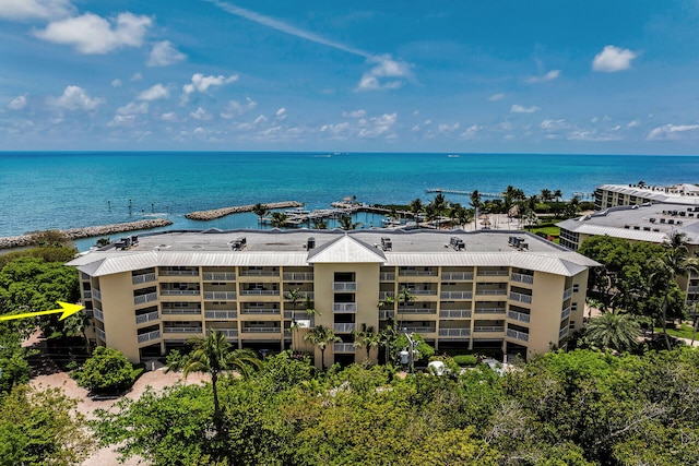 87851 Old Hwy Unit K26, Islamorada, FL 33036 - bird's eye view of a large body of water and apartment complex