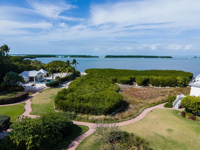 81250 Overseas Hwy Unit 5, Islamorada, FL 33036 - aerial view featuring a water view