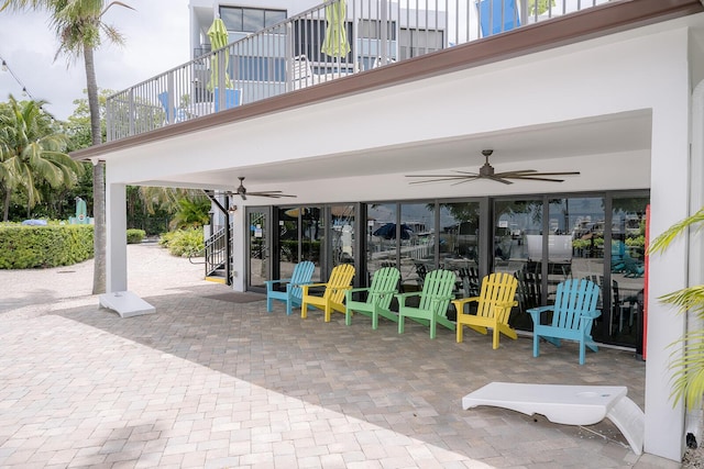 104350 Overseas Hwy Unit B205, Key Largo, FL 33037 - patio / terrace with ceiling fan and a patio