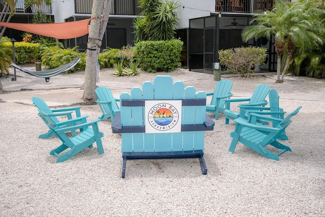 104350 Overseas Hwy Unit B205, Key Largo, FL 33037 - view of home's community featuring a fire pit