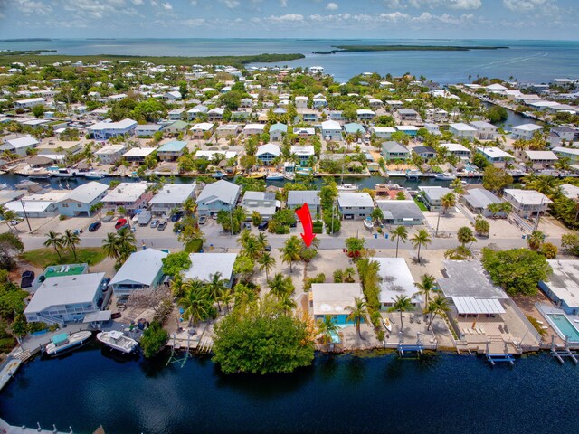 140 Gardenia St, Tavernier, FL 33070 - view of property location with a nearby body of water and nearby suburban area