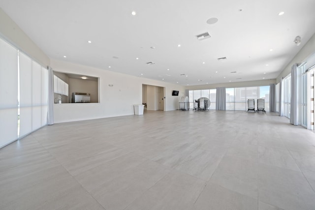 94825 Overseas Hwy Unit 185, Key Largo, FL 33037 - unfurnished living room featuring recessed lighting