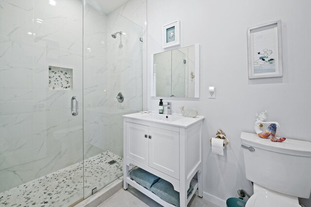 94825 Overseas Hwy Unit 185, Key Largo, FL 33037 - full bathroom featuring a marble finish shower and vanity