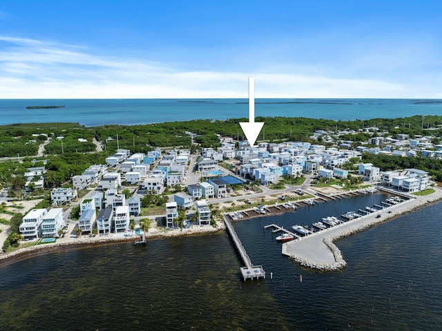 94825 Overseas Hwy Unit 185, Key Largo, FL 33037 - drone / aerial view of a nearby body of water