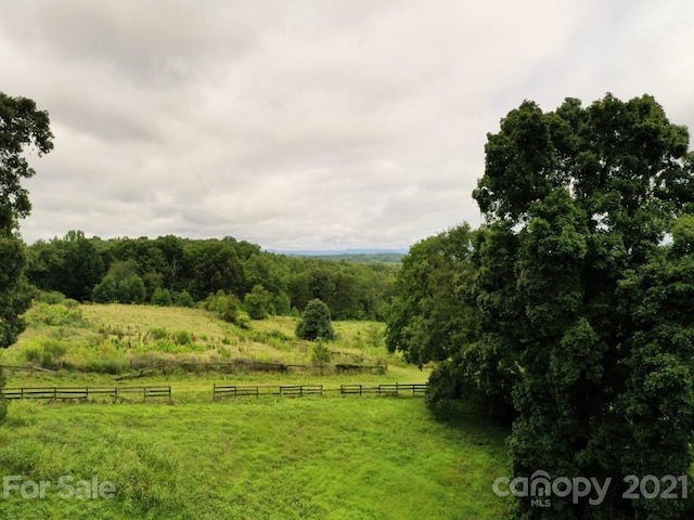 view of local wilderness with a rural view