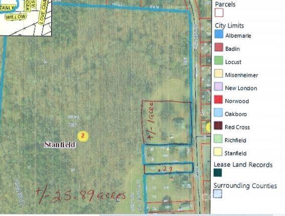 201 Oak St, Stanfield NC, 28163 land for sale