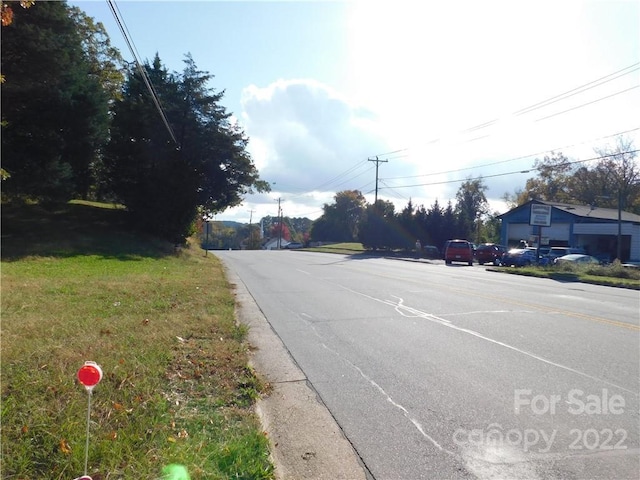 view of road