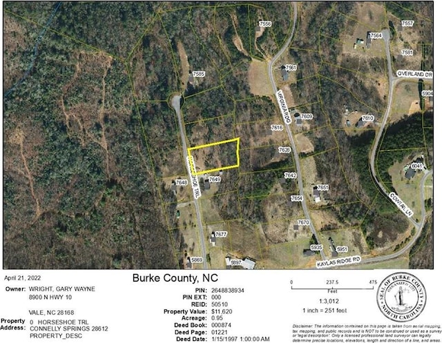 V/L Horseshoe Trl Unit 42, Connelly Springs NC, 28612 land for sale