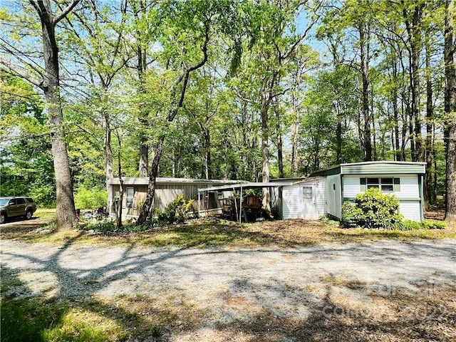 view of manufactured / mobile home