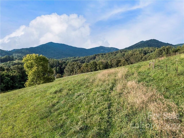 view of mountain feature