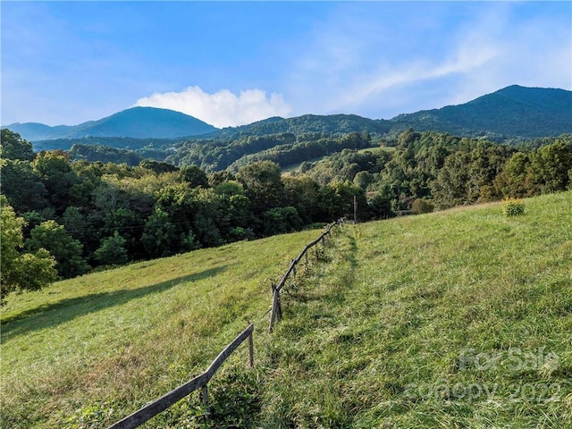 view of mountain view