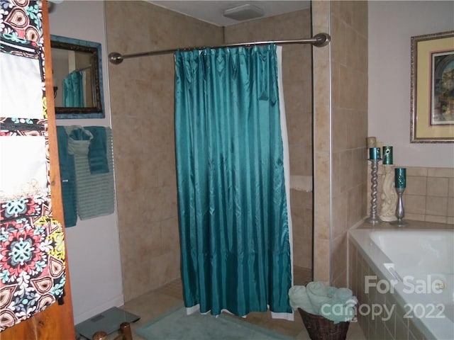 bathroom with walk in shower