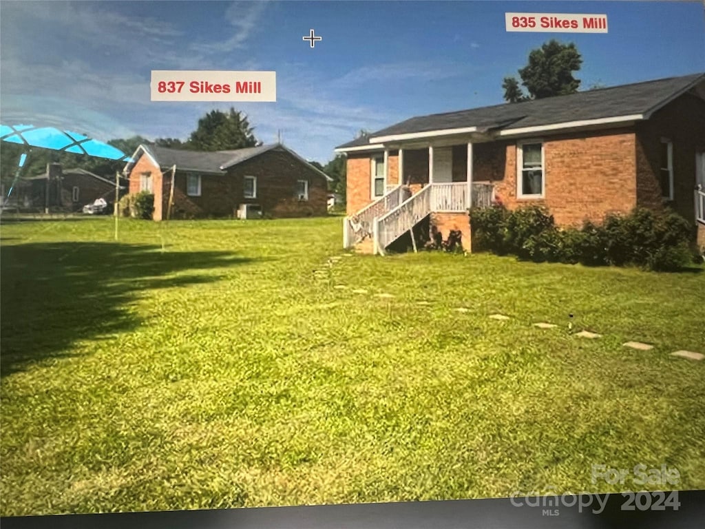 835 Sikes Mill Rd, Monroe, NC 28110 - view of yard