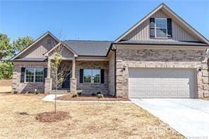 craftsman-style house with a garage