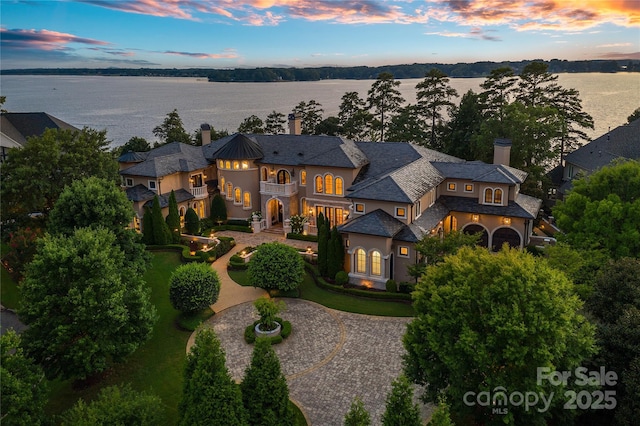 18019 Harbor Light Blvd, Cornelius, NC 28031 - view from above of property with a large body of water