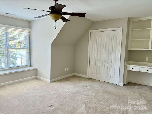 1563 Calls Lodge Ct, Morganton, NC 28655 - bonus room featuring visible vents, baseboards, light colored carpet, and a ceiling fan