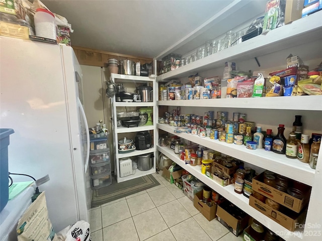 view of pantry