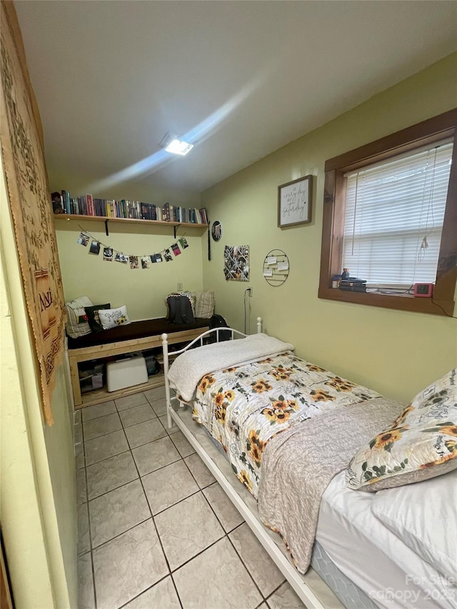 view of tiled bedroom