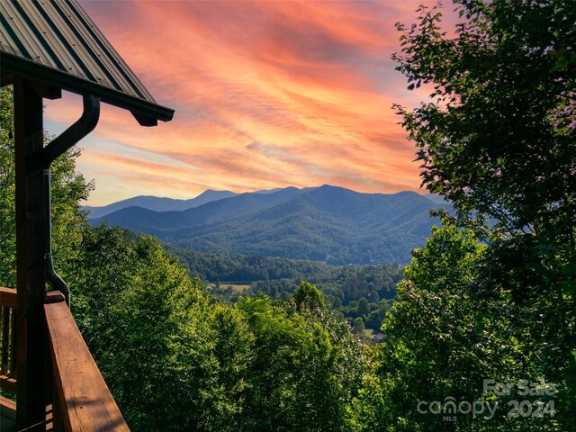 view of mountain feature