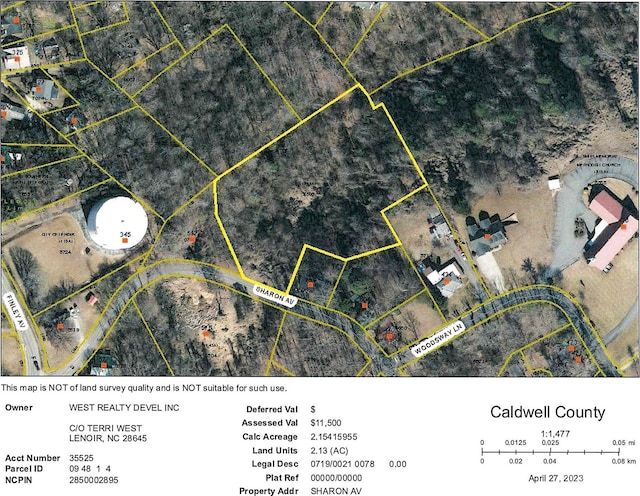 V/L Sharon Ave, Lenoir NC, 28645 land for sale