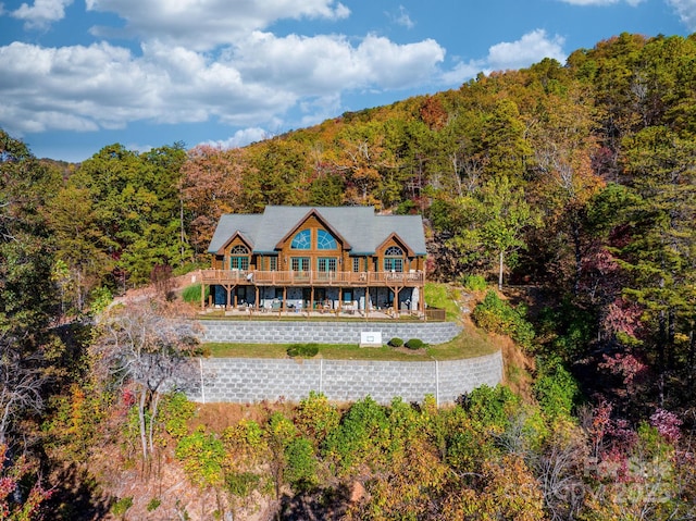 view of rear view of property