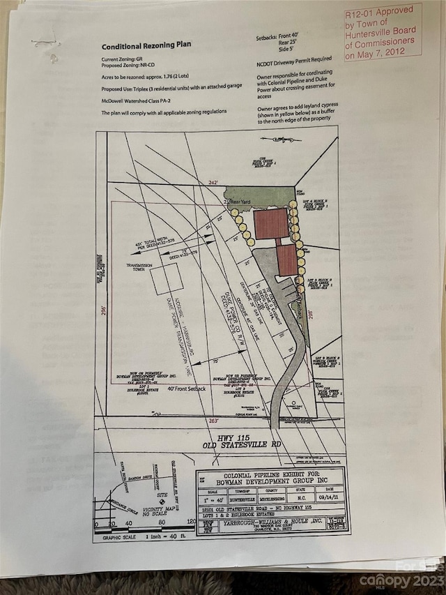 12101 Old Statesville Rd, Huntersville NC, 28078 land for sale